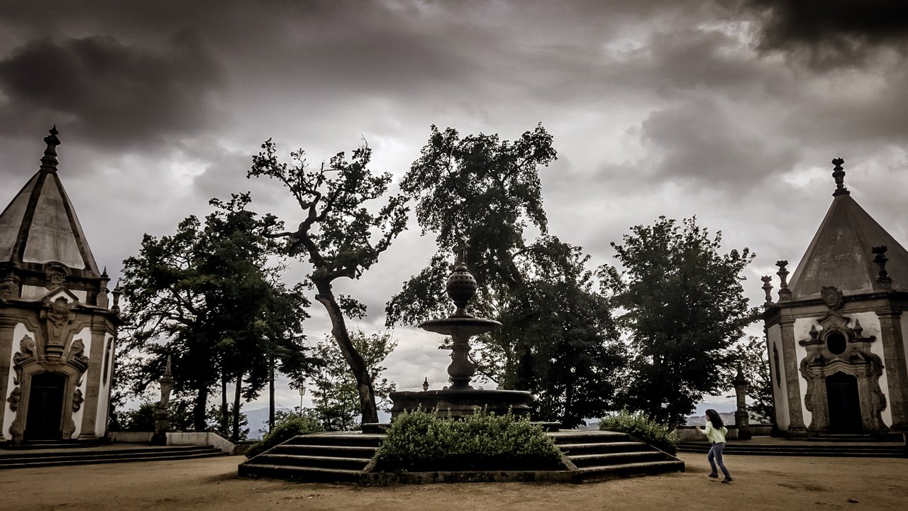 Bom Jesus do Monte sanctuary in Braga, Portugal