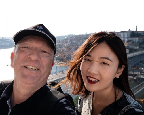 José with ShinAe Nam in Serra do Pilar belvedere