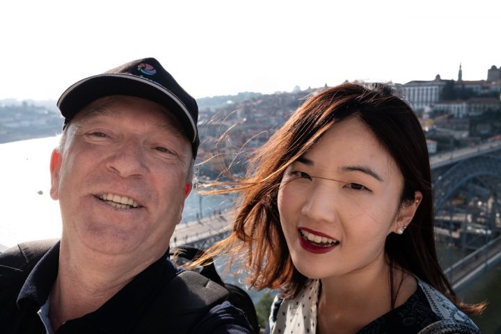 José with ShinAe Nam in Serra do Pilar belvedere