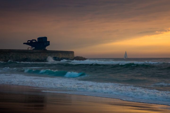 Leça da Palmeira. Porto, beach