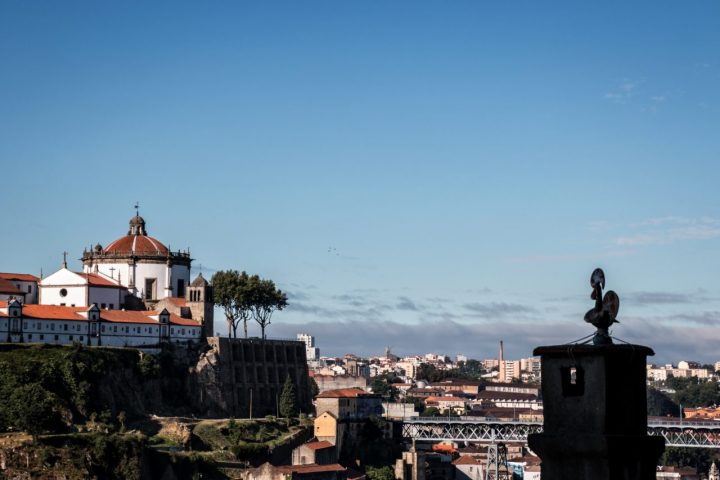 Serra do Pilar desde as Fontaínhas