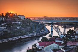 Maria Pia bridge, Porto Sunsrise