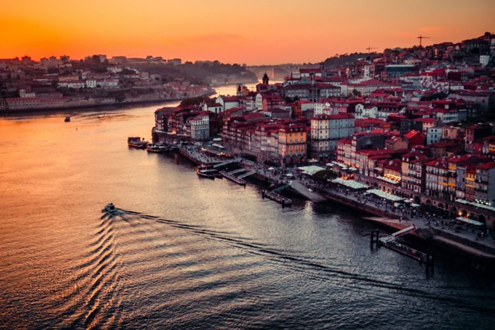 Porto golden hour views